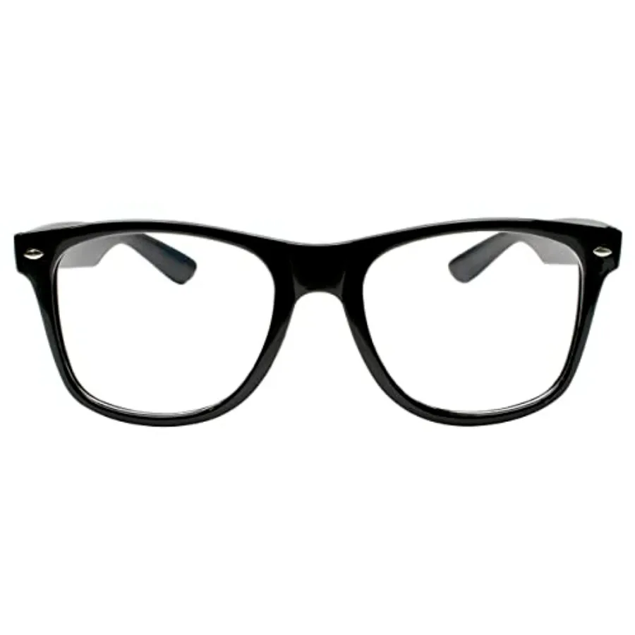 Kangaroo Black Fake Glasses - Classic Superhero Glasses Frames - Retro Clear n-Prescription Nerd Costume Eyeglasses for Men and
Kangaroo Black Fake Glasses - Classic Superhero Glasses Frames - Retro Clear n-Prescription Nerd Costume Eyeglasses for Men and