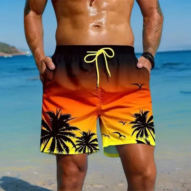 Summer 2025 Men's Beach Print Shorts Surfing Swimwear Fitness Workout Trunks Male Sportswear With Pockets Pants S-5XL
Summer 2025 Men's Beach Print Shorts Surfing Swimwear Fitness Workout Trunks Male Sportswear With Pockets Pants S-5XL