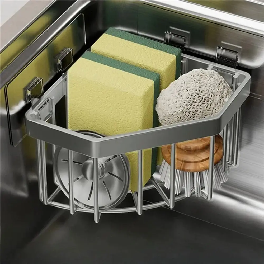 Black/Silver/Grey Sink Corner Storage Basket Hanging Hollow Sink Drain Rack Punch-free Waterproof Kitchen Storage Rack
Black/Silver/Grey Sink Corner Storage Basket Hanging Hollow Sink Drain Rack Punch-free Waterproof Kitchen Storage Rack