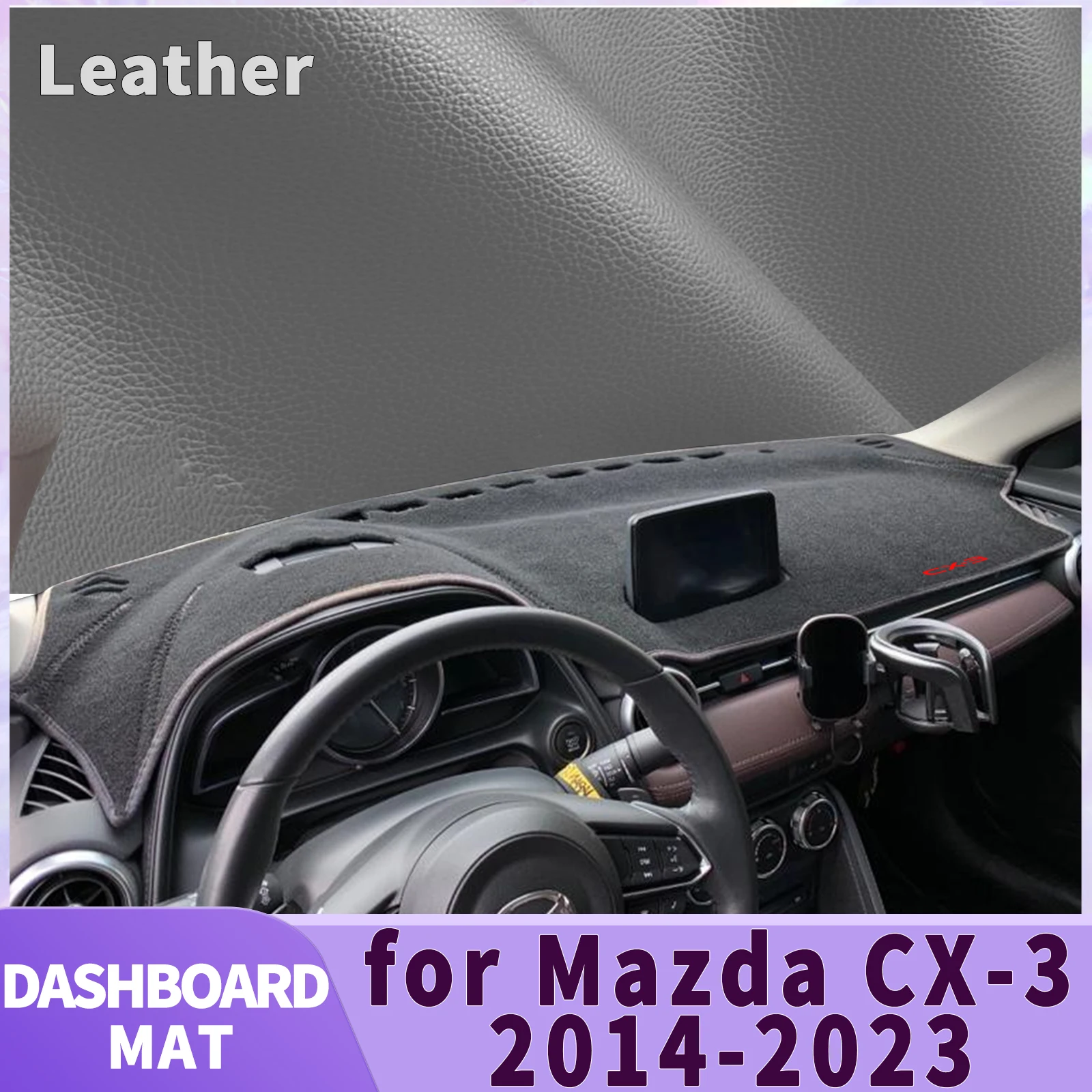 fit for Mazda CX-3 CX 3 CX3 2014 2015 2016-2023 Car Accessories Dashmat Dashboard Cover Pad DashMat Sunshade Protective Carpet
fit for Mazda CX-3 CX 3 CX3 2014 2015 2016-2023 Car Accessories Dashmat Dashboard Cover Pad DashMat Sunshade Protective Carpet