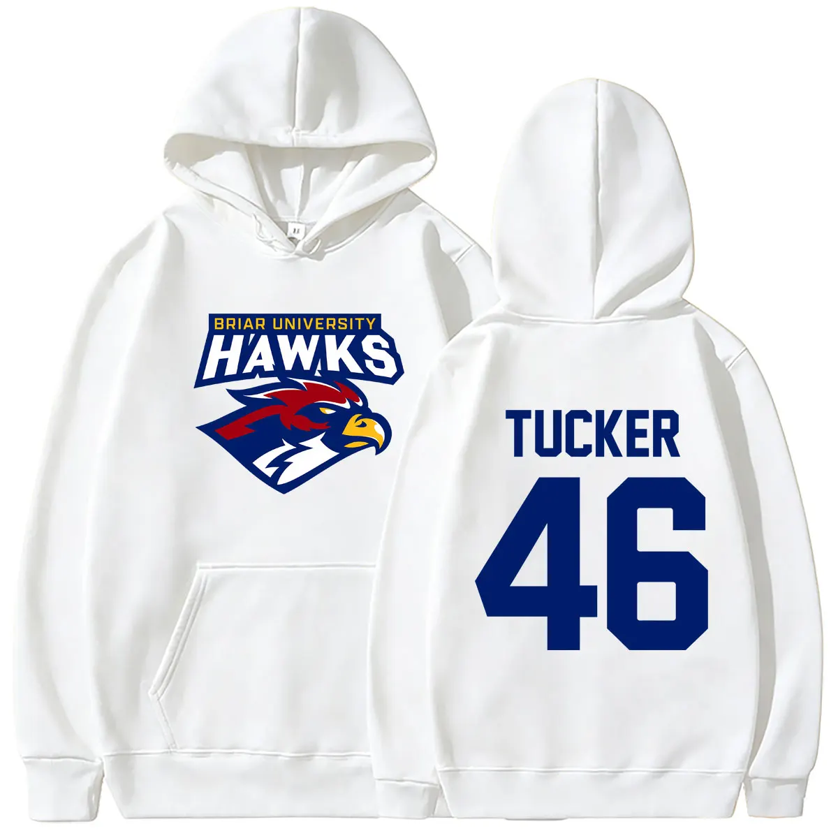Off Campus Briar University Hockey Tucker 46 Hoodie Men Women Fashion Casual Oversized Pullover Hoodies Male Vintage Sweatshirt
Off Campus Briar University Hockey Tucker 46 Hoodie Men Women Fashion Casual Oversized Pullover Hoodies Male Vintage Sweatshirt