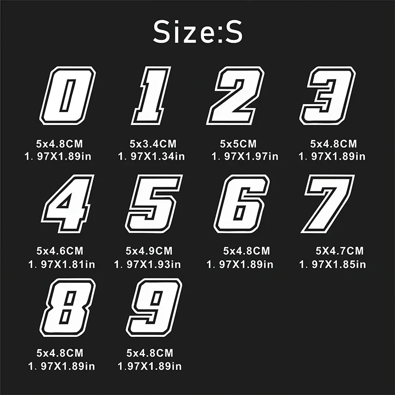 Decorative Self-adhesive Vinyl Stickers for Front Shrouds, Fuel Tanks Set of Gold Arabic Numerals Motorcycle Stickers
Decorative Self-adhesive Vinyl Stickers for Front Shrouds, Fuel Tanks Set of Gold Arabic Numerals Motorcycle Stickers