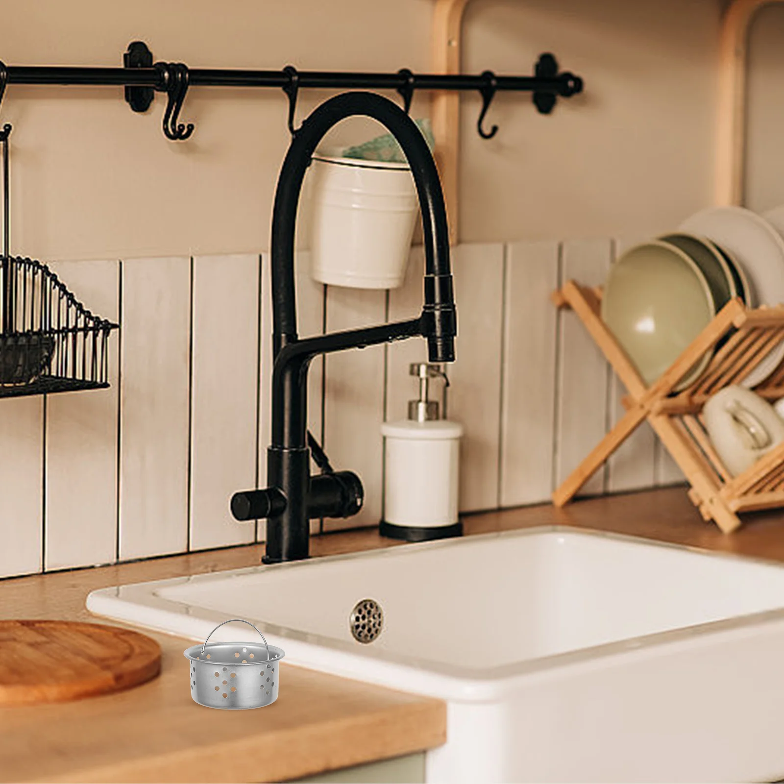 3Pcs Sink Drain Catcher Stainless Steel Kitchen Sink Filter Basket Set for Drainage and Easy Cleaning in Kitchen Or
3Pcs Sink Drain Catcher Stainless Steel Kitchen Sink Filter Basket Set for Drainage and Easy Cleaning in Kitchen Or