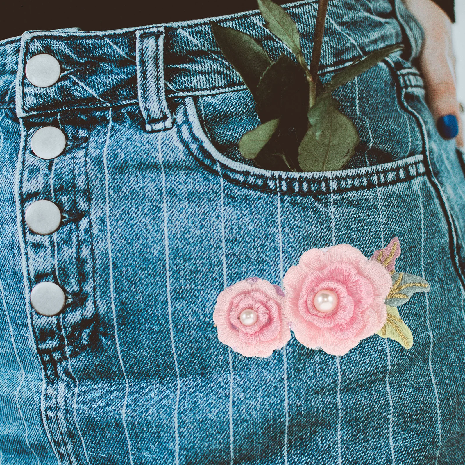 10pcs Korean Embroidered Floral Appliques 3D Flower Sew On Patches For Clothes Backpacks Jeans Diy Craft Sewing Projects
10pcs Korean Embroidered Floral Appliques 3D Flower Sew On Patches For Clothes Backpacks Jeans Diy Craft Sewing Projects