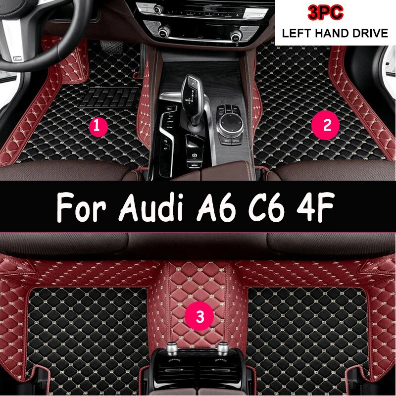 Car Floor Mats For Audi A6 C6 4F 2004~2011 Carpet Luxury Leather Mat Full Set Durable Rug Auto Interior Parts Car Accessories
Car Floor Mats For Audi A6 C6 4F 2004~2011 Carpet Luxury Leather Mat Full Set Durable Rug Auto Interior Parts Car Accessories