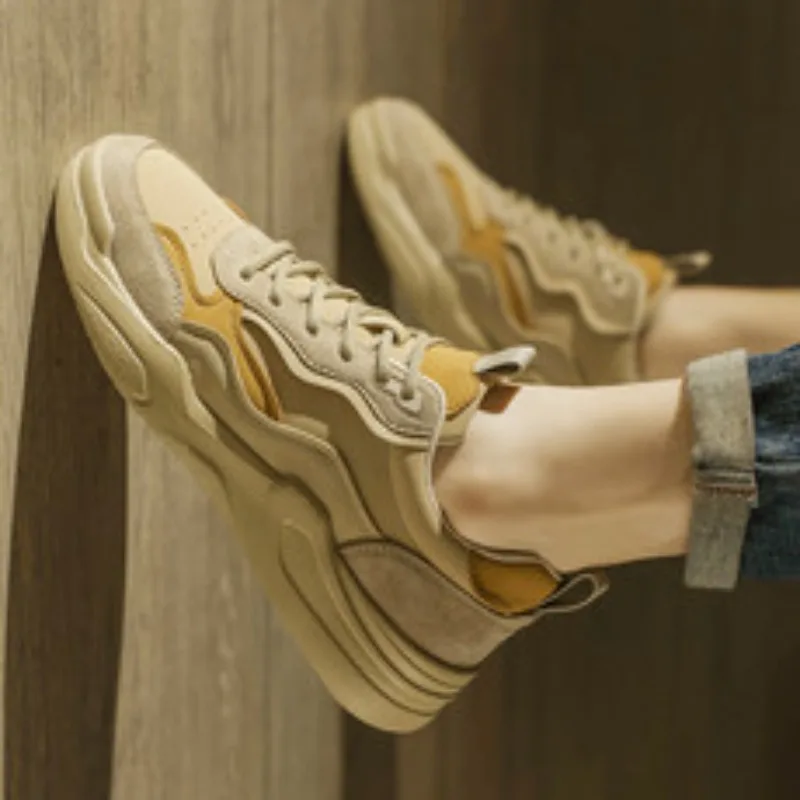 Men's Casual Sports Shoes with Thick Sole – Multi-Functional Running Style, Lightweight Breathable Lining. Perfect for Outdoor
Men's Casual Sports Shoes with Thick Sole – Multi-Functional Running Style, Lightweight Breathable Lining. Perfect for Outdoor