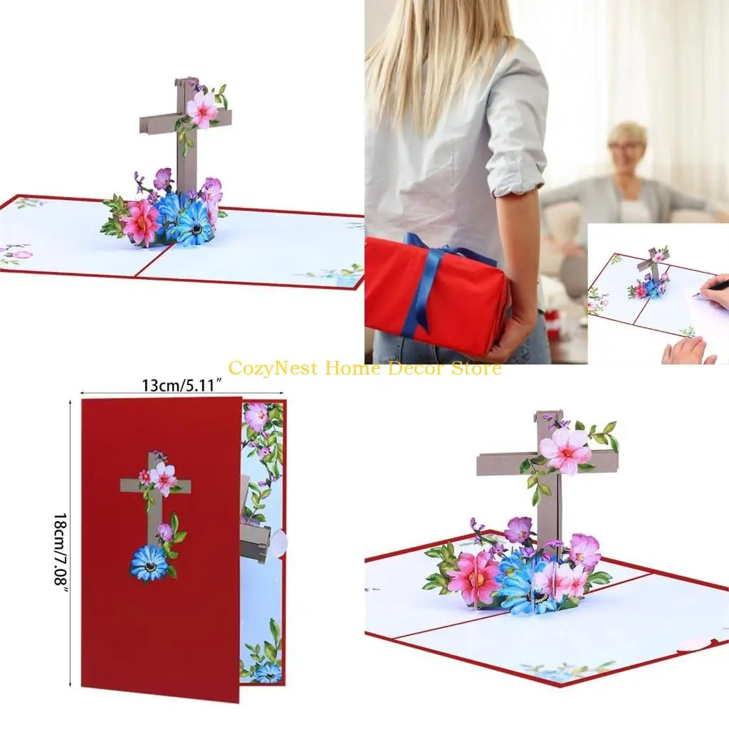 92MF Flower Religious Crosses Easters Popup Card,3D Easters Card,Easters Greeting Card,Religious Easters Cards,Easters Cards
92MF Flower Religious Crosses Easters Popup Card,3D Easters Card,Easters Greeting Card,Religious Easters Cards,Easters Cards