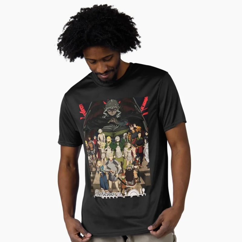 All in One Delicious in Dungeon Gift T-Shirt for RPG Gamer Dungeon Meshi Anime Fantasy Adventurers Graphic clothes All size tops
All in One Delicious in Dungeon Gift T-Shirt for RPG Gamer Dungeon Meshi Anime Fantasy Adventurers Graphic clothes All size tops