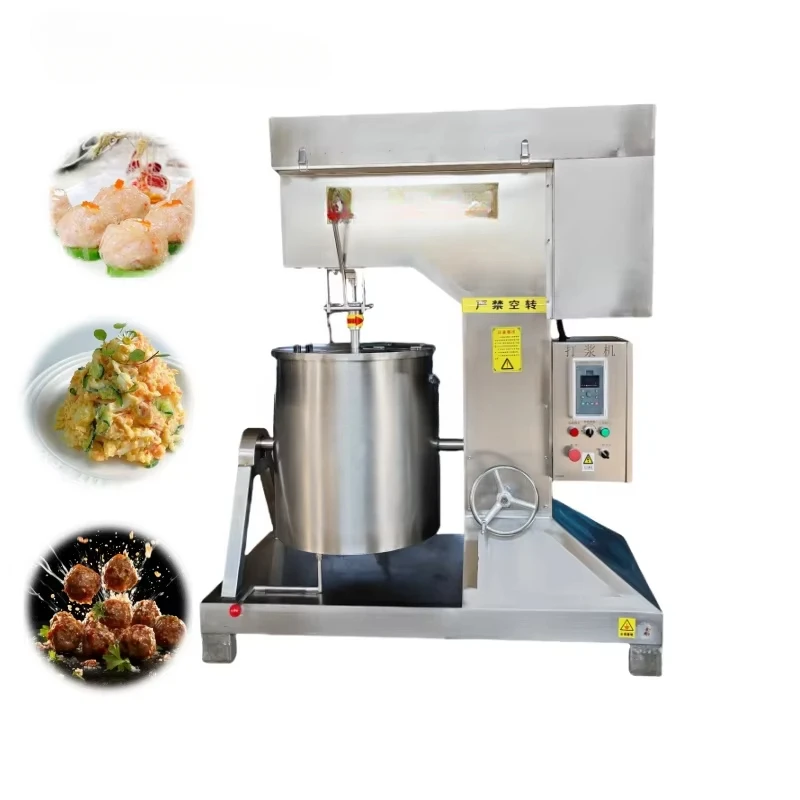 Multifunctional 100L High Speed Fish Meat Beating Machine Frequency Control Beef Ball Sausage Beater 220V Motor Bearing Engine
Multifunctional 100L High Speed Fish Meat Beating Machine Frequency Control Beef Ball Sausage Beater 220V Motor Bearing Engine