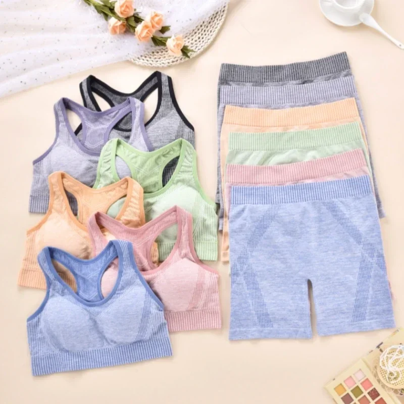 Sports Bra Sets Women Panties Sets Seamless Underwear Breathable Yoga Clothing Fitness Wear Soft Comfort Bra Workout Lingrie
Sports Bra Sets Women Panties Sets Seamless Underwear Breathable Yoga Clothing Fitness Wear Soft Comfort Bra Workout Lingrie
