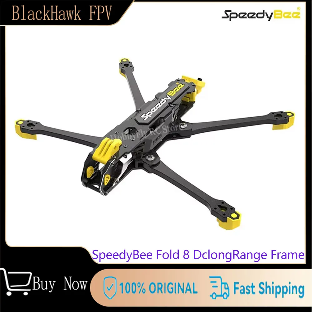 FPV Drone Frame Kit - SpeedyBee Master 5 V2 5inch 130° FOV for Analog/O3 Air Unit VTX/Link RC Racing Freestyle
FPV Drone Frame Kit - SpeedyBee Master 5 V2 5inch 130° FOV for Analog/O3 Air Unit VTX/Link RC Racing Freestyle
