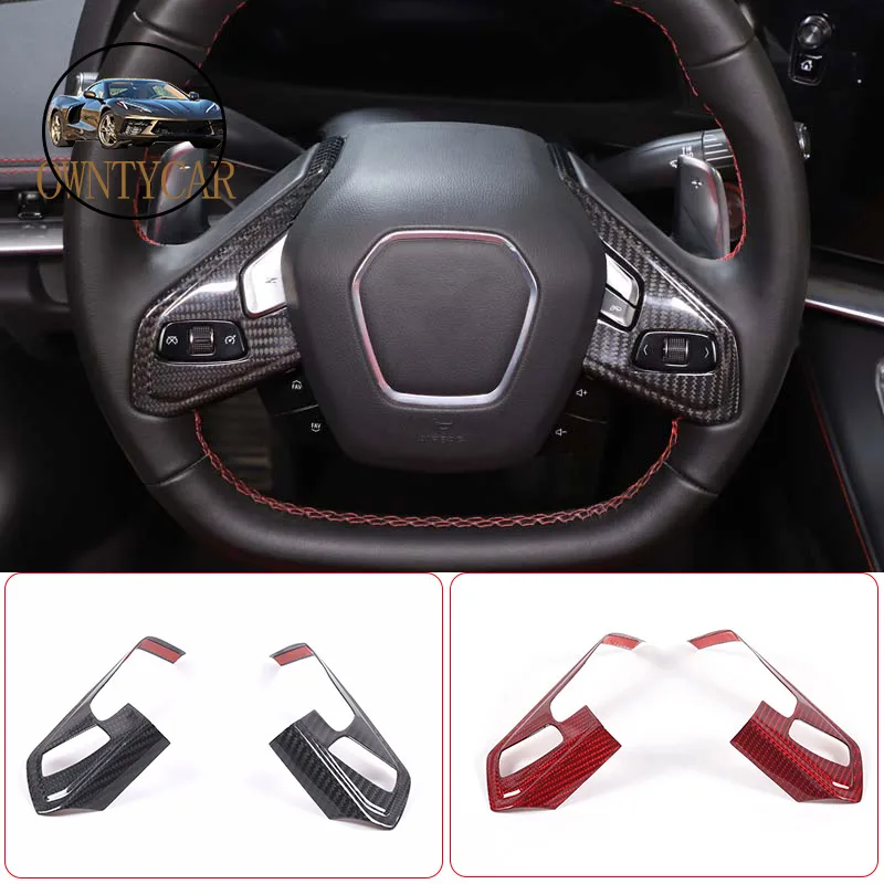 Real Carbon Fiber For Chevrolet Corvette C8 Z51 Z06 2020-2023 Car Steering Wheel Button Frame Cover Trim Sticker Car Accessorie
Real Carbon Fiber For Chevrolet Corvette C8 Z51 Z06 2020-2023 Car Steering Wheel Button Frame Cover Trim Sticker Car Accessorie