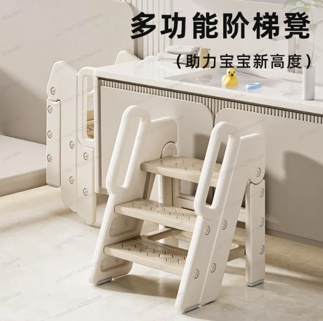 Foldable 3 Step Stool with Handles Toddler Toilet Potty Training Anti-slip 4 in 1 Adjustable 3-Step Bathroom Sink Stool for Kids
Foldable 3 Step Stool with Handles Toddler Toilet Potty Training Anti-slip 4 in 1 Adjustable 3-Step Bathroom Sink Stool for Kids
