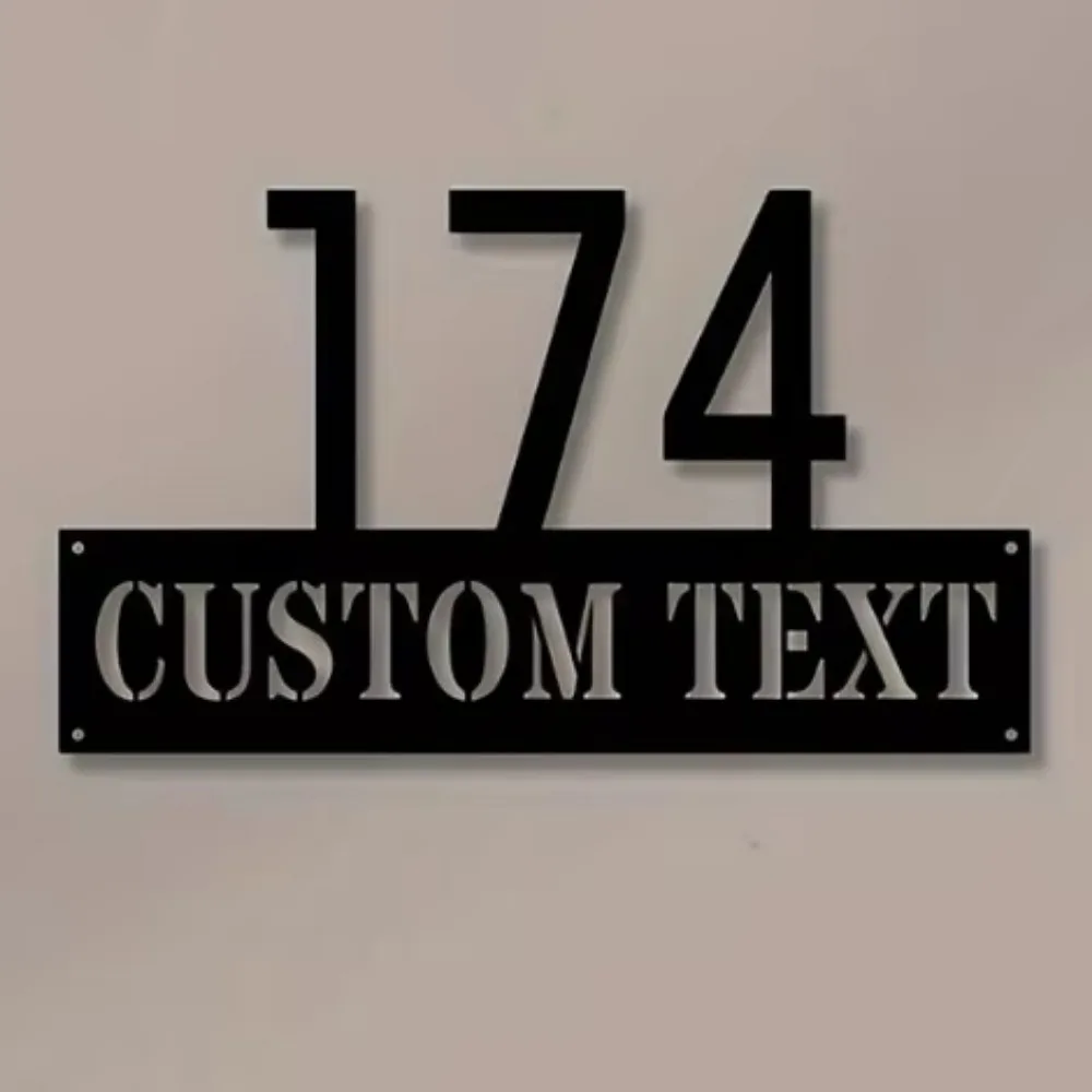 Trendy Custom Built Metal Door Sign. Personalized Street Name, Exquisite Home Address Plaque. Ideal for Festive Gifting.
Trendy Custom Built Metal Door Sign. Personalized Street Name, Exquisite Home Address Plaque. Ideal for Festive Gifting.