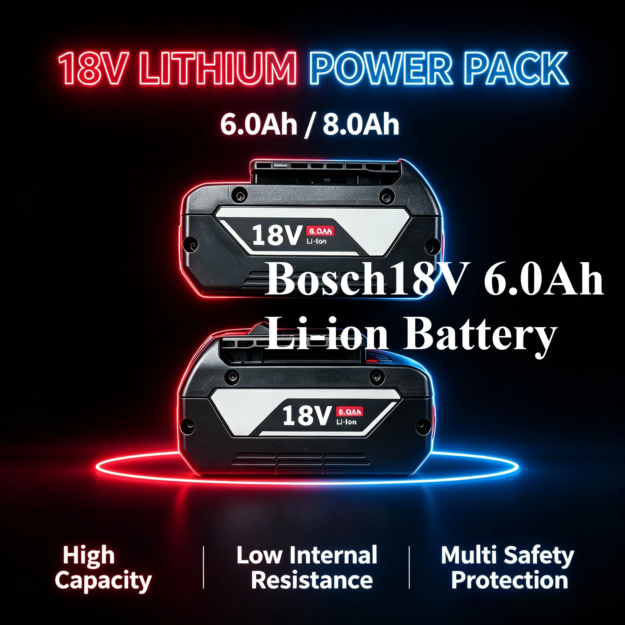 Bosch 18V 4.0Ah Li-ion Pack GDR18V-LI BAT618 Auto Repair Shop Daily Use Battery Work With Bosch Full 18V Power Tools
Bosch 18V 4.0Ah Li-ion Pack GDR18V-LI BAT618 Auto Repair Shop Daily Use Battery Work With Bosch Full 18V Power Tools