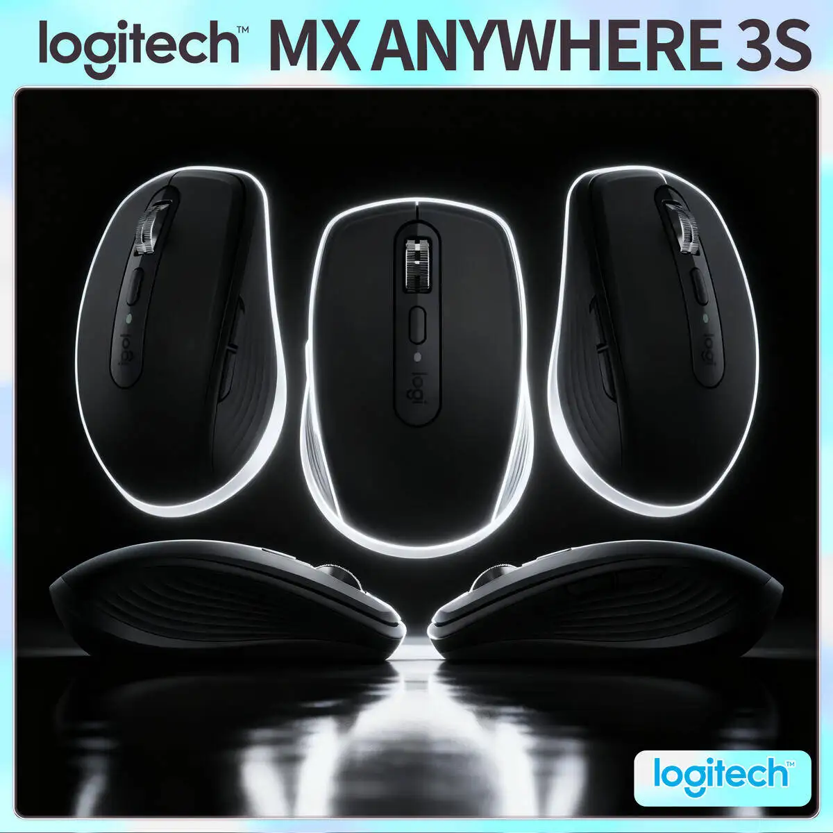 Logitech MX Anywhere 3S Portable Bluetooth Mouse 7 Programmable Buttons for Business Office Gaming
Logitech MX Anywhere 3S Portable Bluetooth Mouse 7 Programmable Buttons for Business Office Gaming