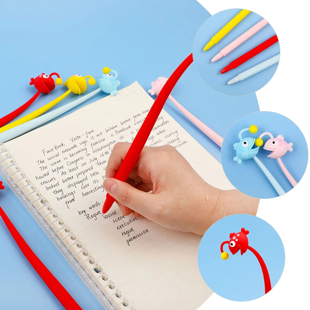 4pcs Cartoon Pens Fish Shape Kawaii Gel Ink Black Portable Writing School Supplies Creative Gifts Art Supplies
4pcs Cartoon Pens Fish Shape Kawaii Gel Ink Black Portable Writing School Supplies Creative Gifts Art Supplies