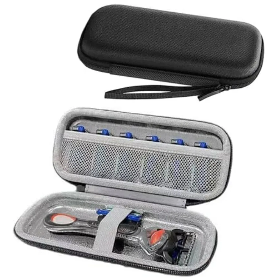 Razor Cover Travel Razor Case, Compatible with Gillette and Harrys, Razor Travel Case Razor Holder For Men Cord Travel Organize
Razor Cover Travel Razor Case, Compatible with Gillette and Harrys, Razor Travel Case Razor Holder For Men Cord Travel Organize