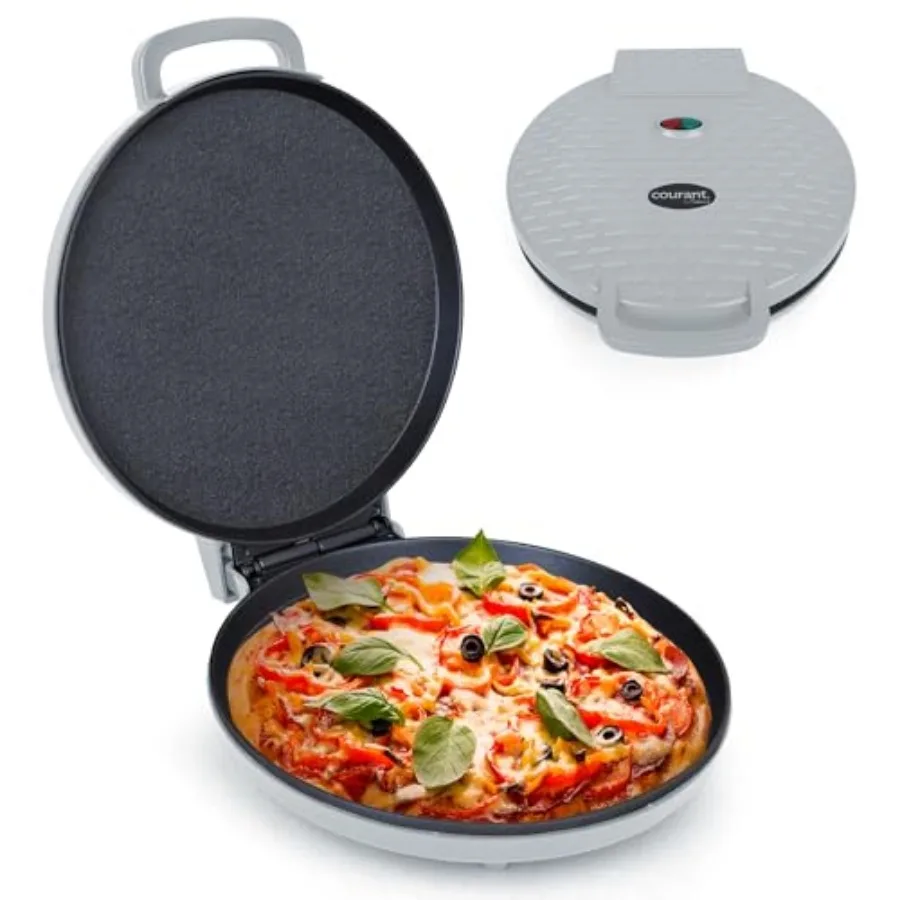 Pizza Maker 12-inch Pizzas Machine Newly improved Cool-touch Handle Non-Stick plates Pizza oven and Calzone Maker Electric Coun
Pizza Maker 12-inch Pizzas Machine Newly improved Cool-touch Handle Non-Stick plates Pizza oven and Calzone Maker Electric Coun