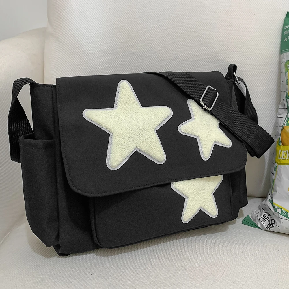 Женская повседневная сумка-тоут с боковыми карманами, сумка-мессенджер Y2K Star, простая сумка через плечо, большая вместимость для путешествий на природе
Женская повседневная сумка-тоут с боковыми карманами, сумка-мессенджер Y2K Star, простая сумка через плечо, большая вместимость для путешествий на природе