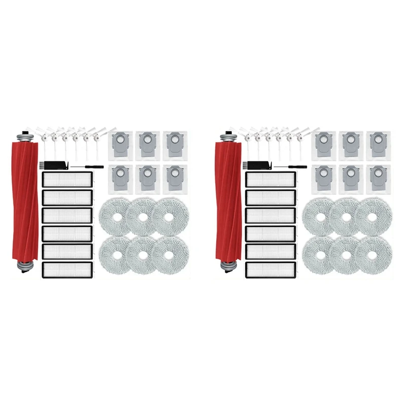 M14K-54PCS для роботов-пылесосов Roborock Q Revo Maxv/Roborock P10 Pro, запасная часть, основная боковая щетка, фильтр, тряпки для швабры, мешок для пыли
M14K-54PCS для роботов-пылесосов Roborock Q Revo Maxv/Roborock P10 Pro, запасная часть, основная боковая щетка, фильтр, тряпки для швабры, мешок для пыли