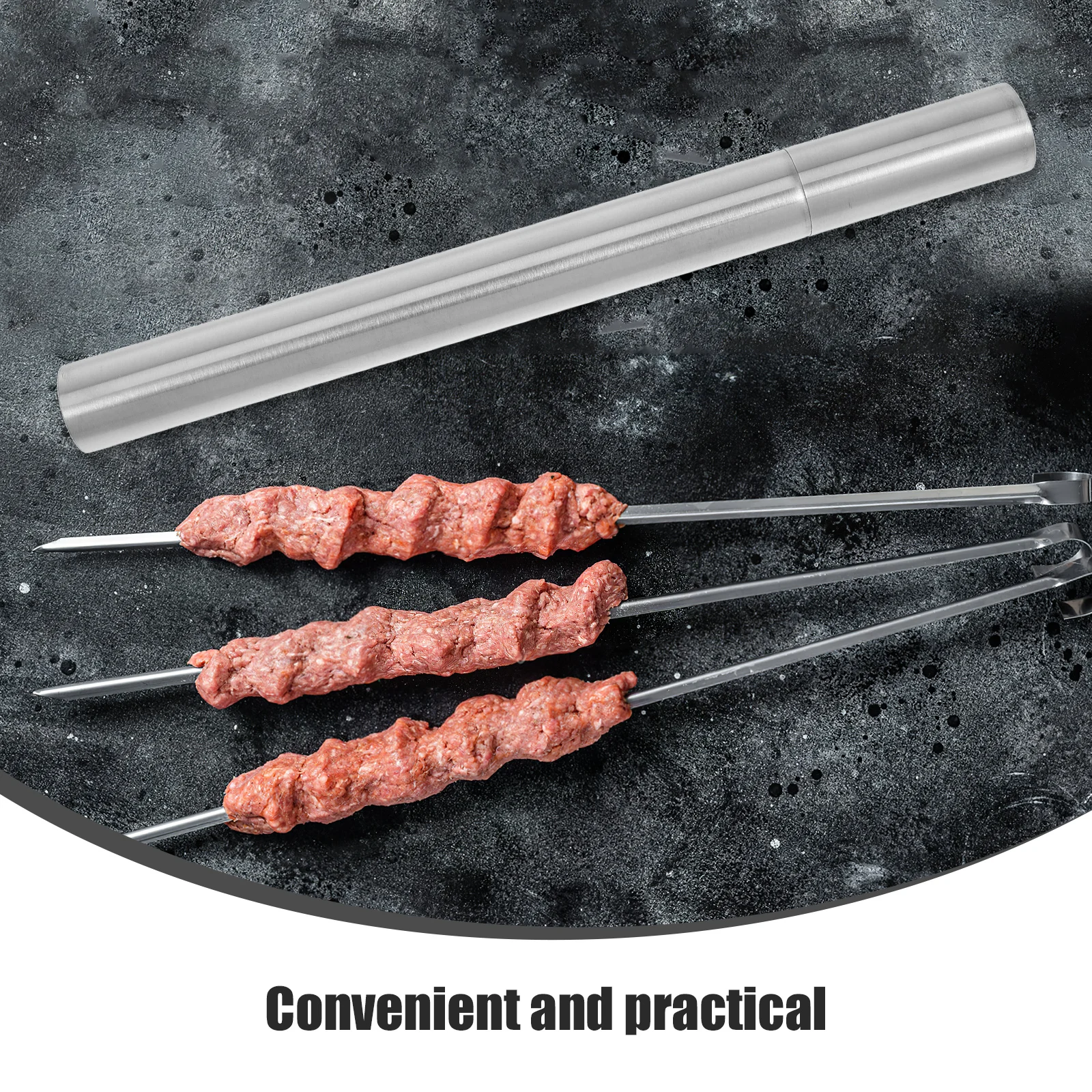 Stainless Steel Barbecue Skewers Tube Large Capacity Kitchen Organizer Grill Tool Box Camping Accessories Storage Container
Stainless Steel Barbecue Skewers Tube Large Capacity Kitchen Organizer Grill Tool Box Camping Accessories Storage Container