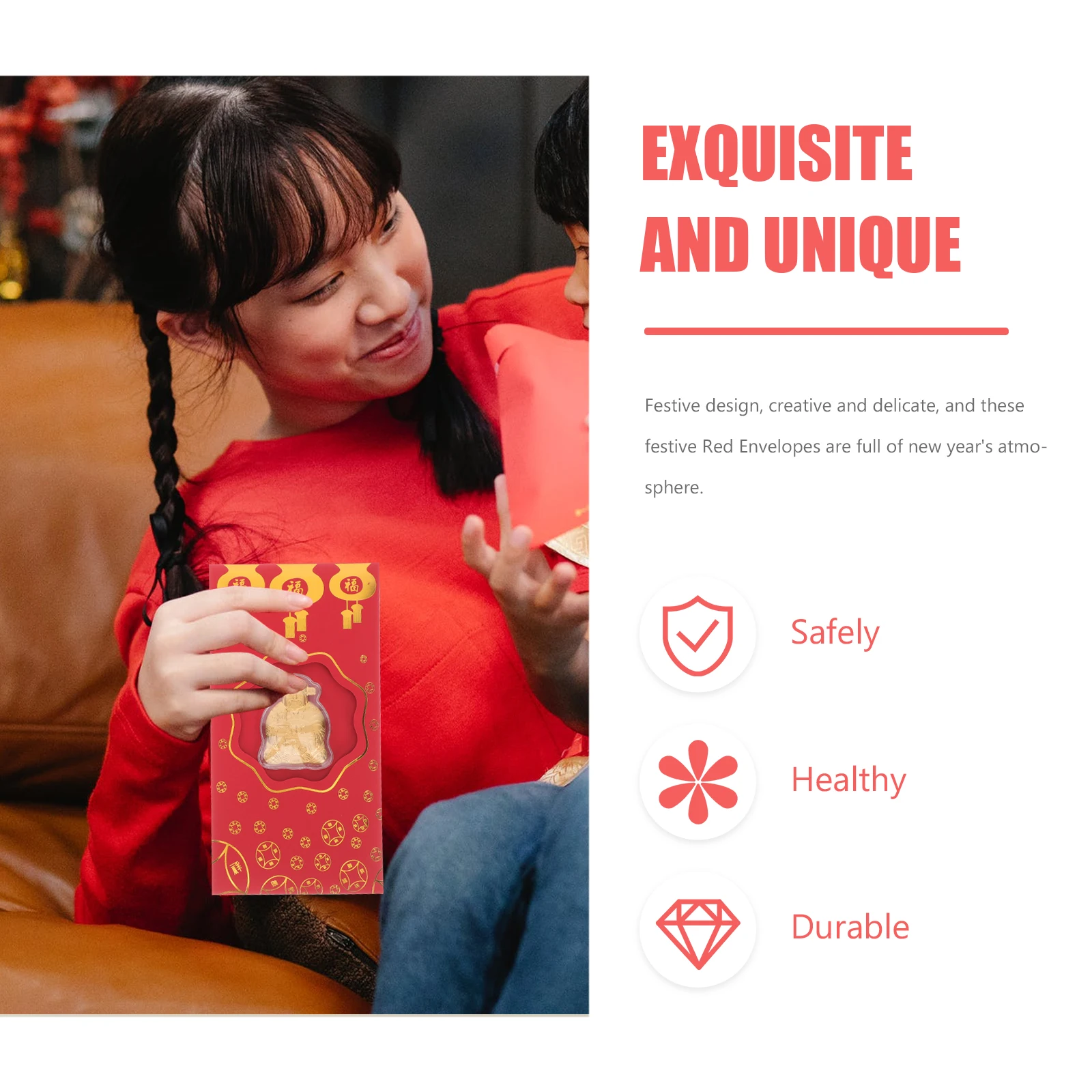 10 Pcs Red Envelopes Lunar Packets Rabbit Year Spring Festival Money Storage Chinese Style Wealth God New Year Gifts envelopes
10 Pcs Red Envelopes Lunar Packets Rabbit Year Spring Festival Money Storage Chinese Style Wealth God New Year Gifts envelopes