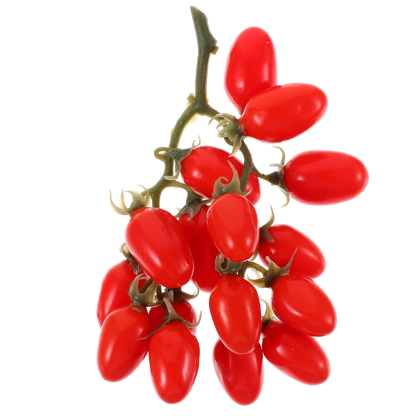 Artificial Cherry Tomato Bunch Realistic Simulation Fruit Decoration Lifelike Plastic Cherry Tomatoes Home Party Photography
Artificial Cherry Tomato Bunch Realistic Simulation Fruit Decoration Lifelike Plastic Cherry Tomatoes Home Party Photography