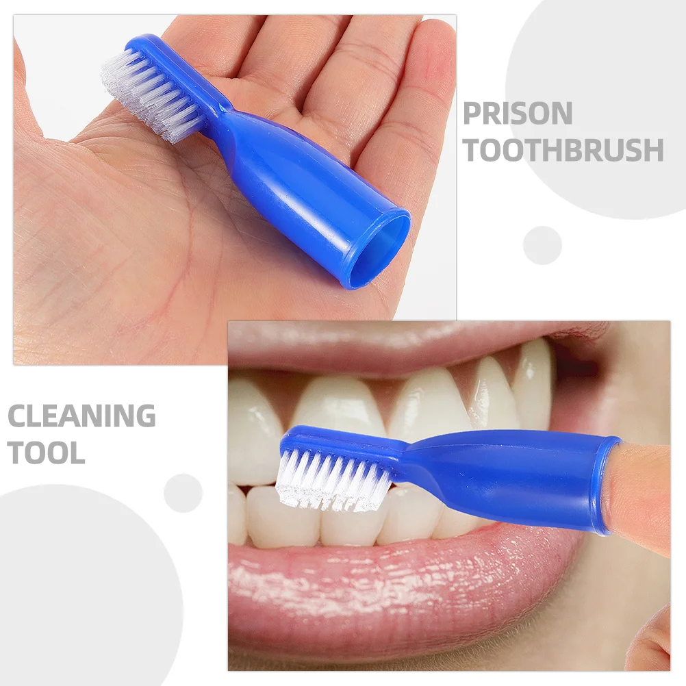20Pcs Small Mini Prison Toothbrush Finger Sleeve Durable Anti- Portable Cleaning Brushes for Correctional and Detention
20Pcs Small Mini Prison Toothbrush Finger Sleeve Durable Anti- Portable Cleaning Brushes for Correctional and Detention