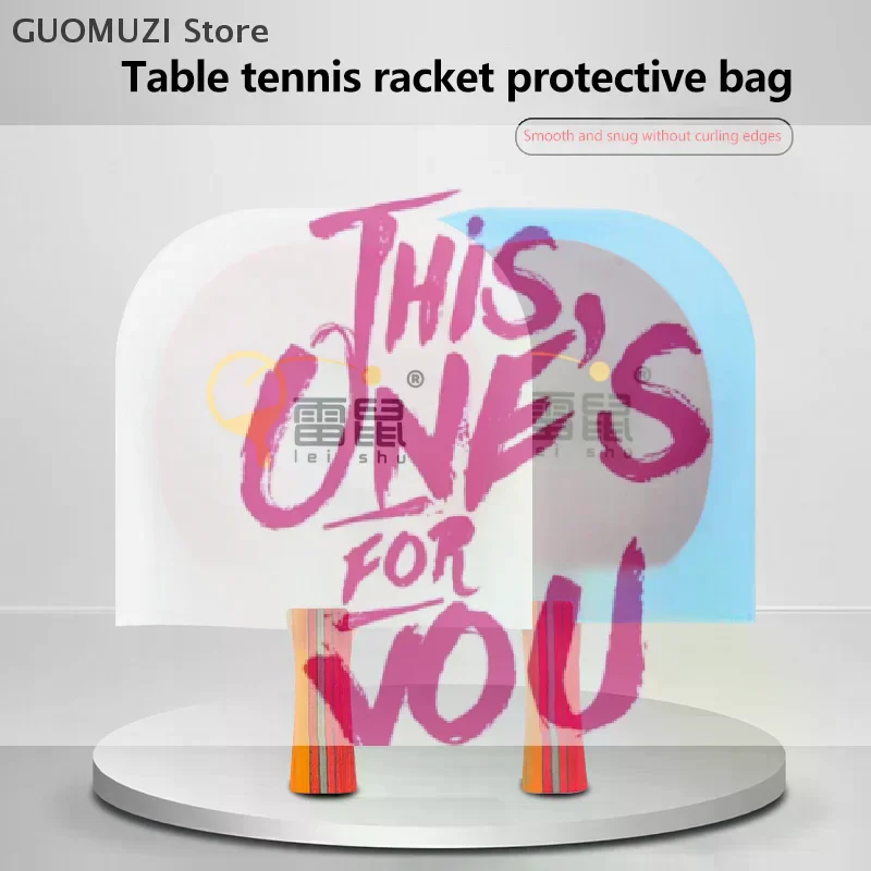 Double-Sided Table Tennis Racket Protective Film Dust-proof Anti-Oxidation Table Tennis Bat Rubber Protector Cover 1/2PCS
