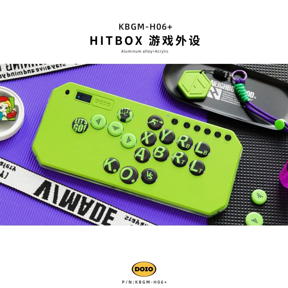 DOIO KBGM-H06+ Mechanical Keyboard for Street Fighter Portable Wired HITBOX Gamer Keyboard Ergonomics Portable Gaming Accessory
DOIO KBGM-H06+ Mechanical Keyboard for Street Fighter Portable Wired HITBOX Gamer Keyboard Ergonomics Portable Gaming Accessory