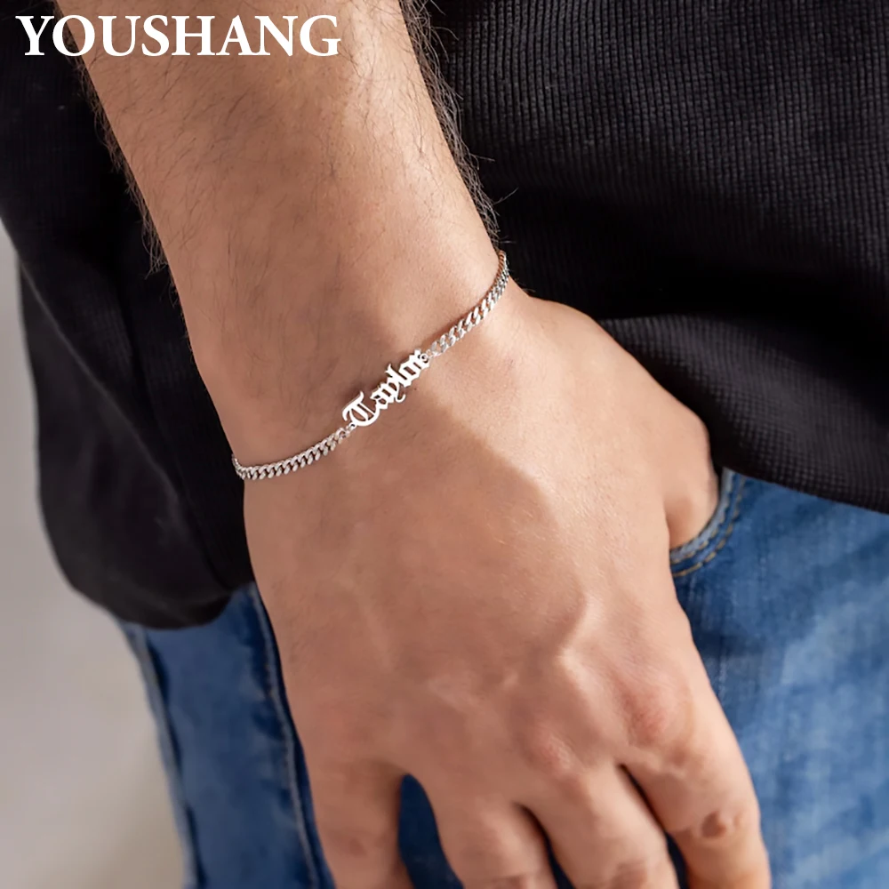 Personalized Stainless Steel Cuban Bracelet with Custom Name Engraving Elegant Gift for Lovers Fashionable Jewelry Accessory
Personalized Stainless Steel Cuban Bracelet with Custom Name Engraving Elegant Gift for Lovers Fashionable Jewelry Accessory