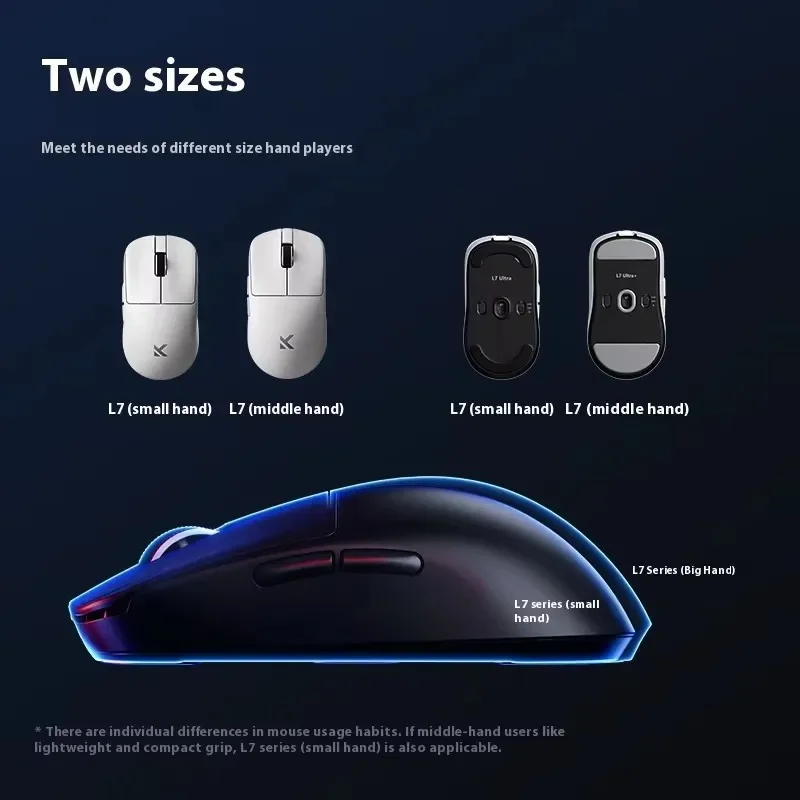 MCHOSE L7 Mouse Tri Mode Wireless MouseLightweight Middle Hand Paw3395 Gaming Mice 1 Self Developed M HUB PC Accessory
MCHOSE L7 Mouse Tri Mode Wireless MouseLightweight Middle Hand Paw3395 Gaming Mice 1 Self Developed M HUB PC Accessory