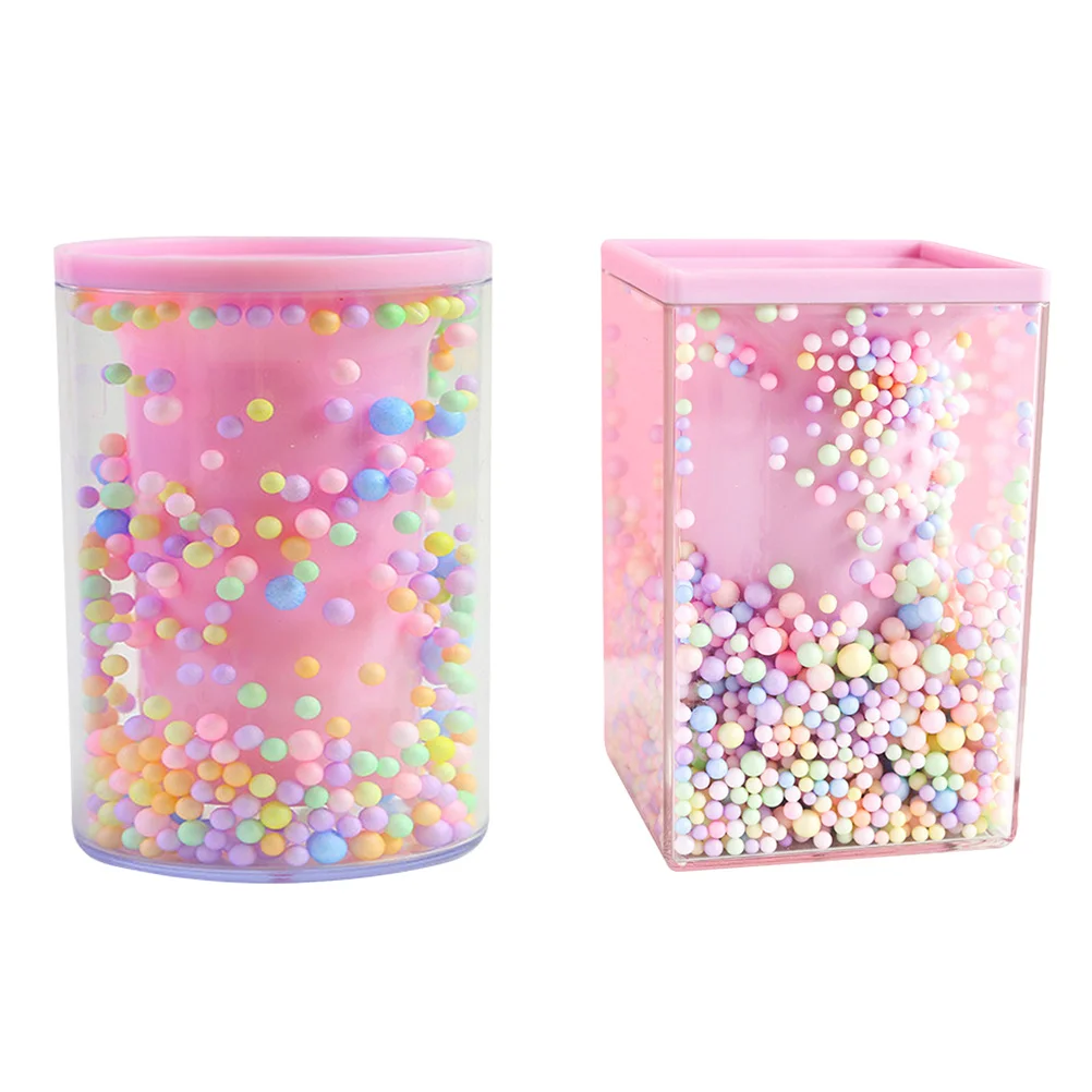 2pcs Acrylic Pen Canisters Ball Design Desktop Organizer For Stationery Storage Box Brush Holder Table Container Pencil
2pcs Acrylic Pen Canisters Ball Design Desktop Organizer For Stationery Storage Box Brush Holder Table Container Pencil