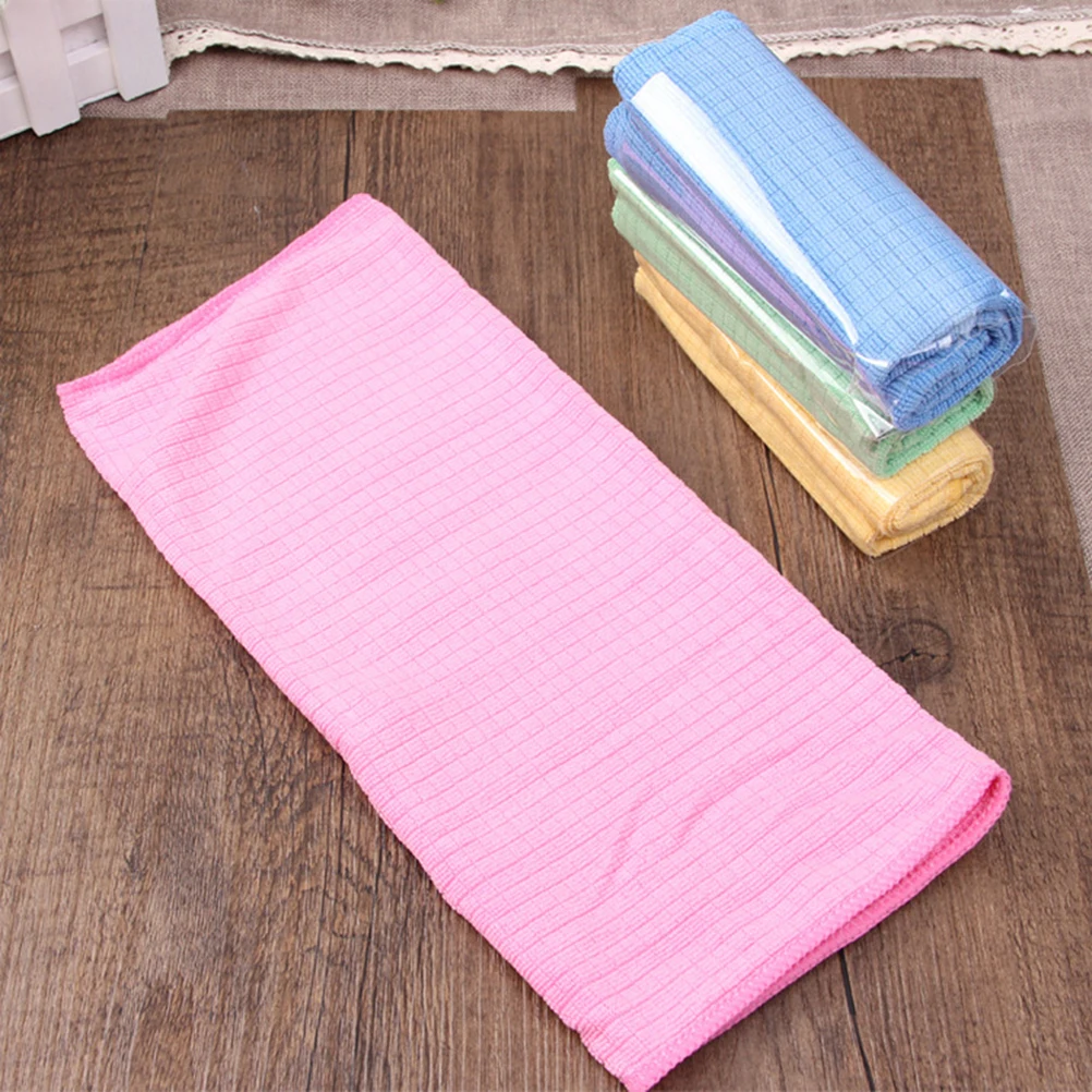 4Pcs Microfiber Dishcloth Solid Color Super Absorbent Multipurpose Kitchen Window Furniture Lint-Free Dishrags
4Pcs Microfiber Dishcloth Solid Color Super Absorbent Multipurpose Kitchen Window Furniture Lint-Free Dishrags