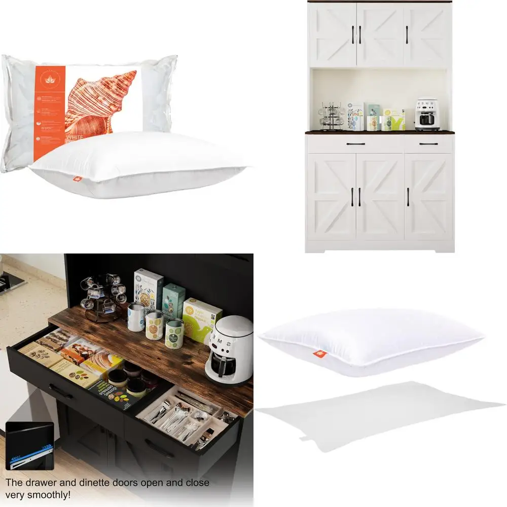 Canadian Down & Feather Co. Premium White Down Pillow - 625 Fill Power, Queen Size, 500 Thread Count 100% Cotton Shell, Medium F
Canadian Down & Feather Co. Premium White Down Pillow - 625 Fill Power, Queen Size, 500 Thread Count 100% Cotton Shell, Medium F