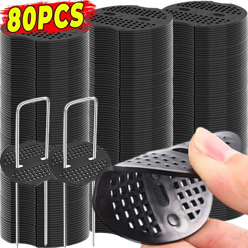 U-shaped Ground Nails Pads Garden Staples Plastic Buffer Washers Landscape Staple Stakes Gasket for Lawns Barrier Fixed Nails
U-shaped Ground Nails Pads Garden Staples Plastic Buffer Washers Landscape Staple Stakes Gasket for Lawns Barrier Fixed Nails