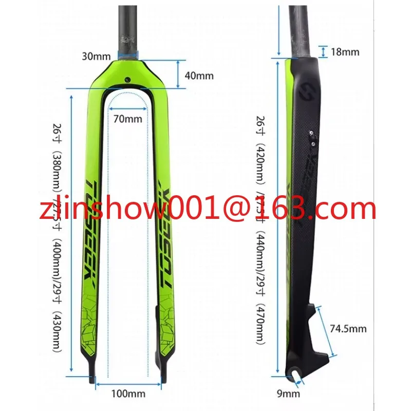 Полностью карбоновая прямая трубка, передняя вилка для велосипеда, жесткая вилка для горного велосипеда, быстросъемный дисковый тормоз, вилка Mtb 26/27.5/229 дюйма
Полностью карбоновая прямая трубка, передняя вилка для велосипеда, жесткая вилка для горного велосипеда, быстросъемный дисковый тормоз, вилка Mtb 26/27.5/229 дюйма