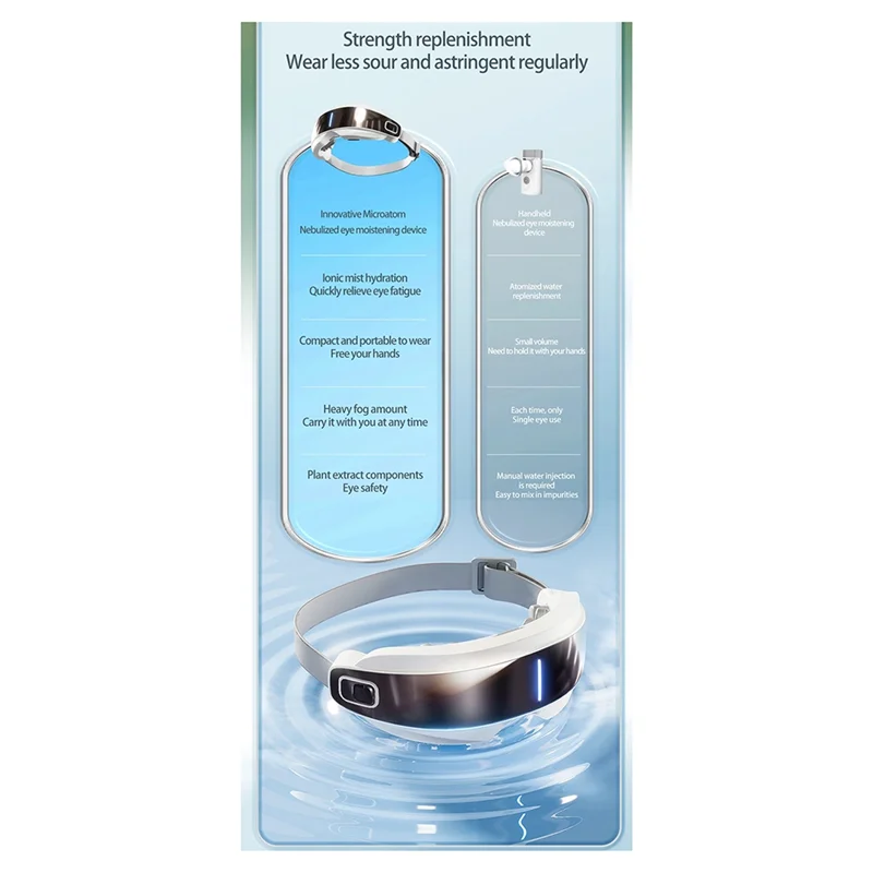 Bluetooth-Enabled Steam Eye Massager For Warm Eye Spa And Acupressure Kneading Therapy To Alleviate Eye Fatigue-A77G
Bluetooth-Enabled Steam Eye Massager For Warm Eye Spa And Acupressure Kneading Therapy To Alleviate Eye Fatigue-A77G