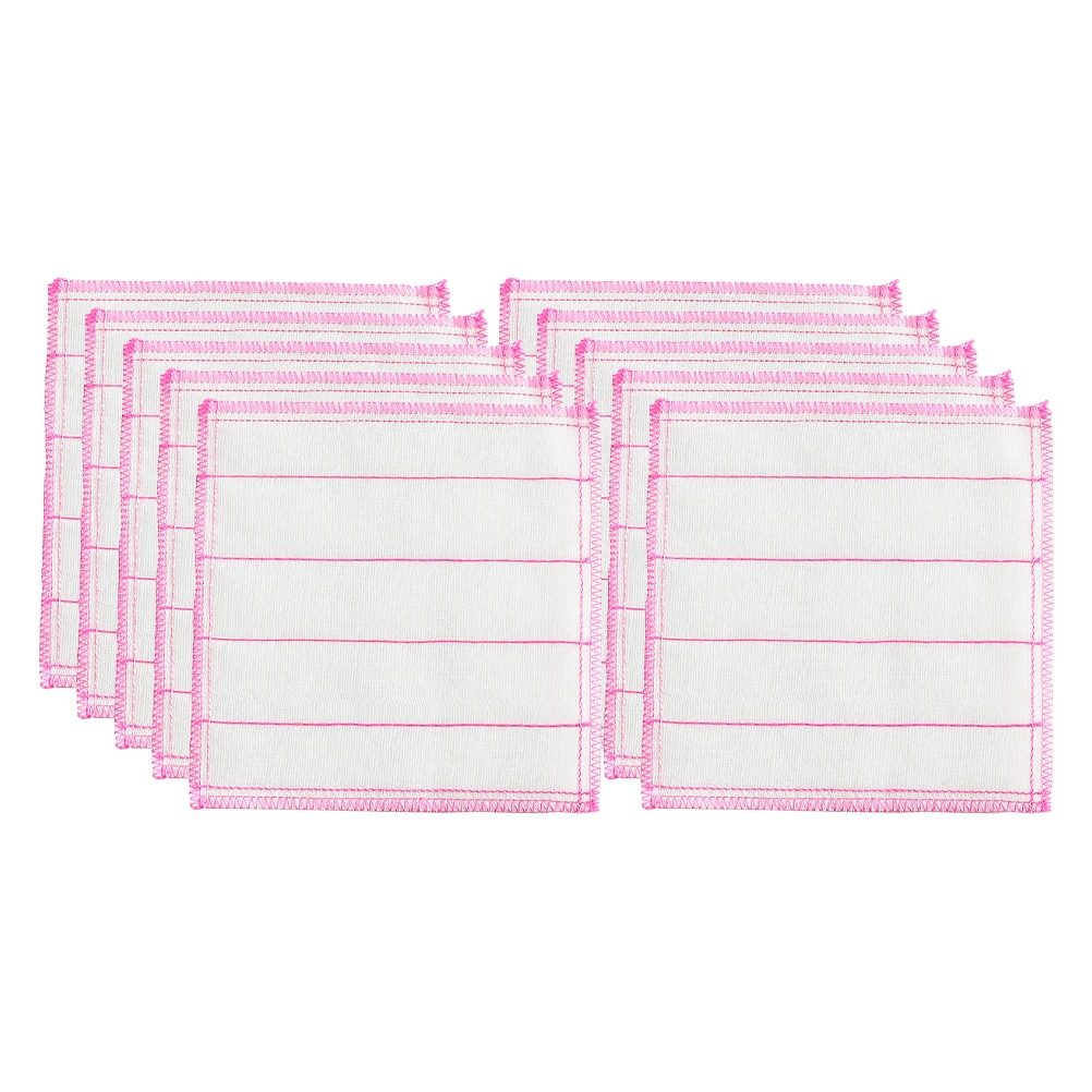 10 Pcs 26cm Cleaning Cloth Cotton Yarn Soft Dishcloth Reusable Scrubbing Wash Cloths Kitchen Towels Absorbent Cloth For Dishes
10 Pcs 26cm Cleaning Cloth Cotton Yarn Soft Dishcloth Reusable Scrubbing Wash Cloths Kitchen Towels Absorbent Cloth For Dishes