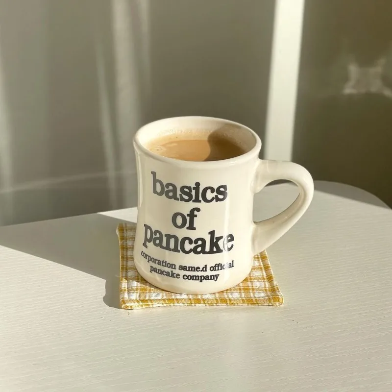 Vintage Letter Mug, Small Waist Ceramic Cup, Breakfast Coffee Cup, Milk Cup, Heat-resistant, Minimalist Drinkware
Vintage Letter Mug, Small Waist Ceramic Cup, Breakfast Coffee Cup, Milk Cup, Heat-resistant, Minimalist Drinkware