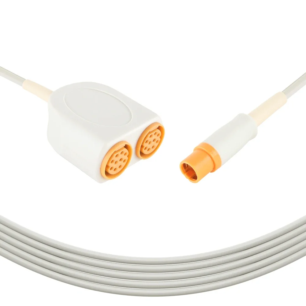 Dragers Siemen 5588095 Compatible IBP Adapter Cable Invasive pressure IBP cable for Delta XL
Dragers Siemen 5588095 Compatible IBP Adapter Cable Invasive pressure IBP cable for Delta XL