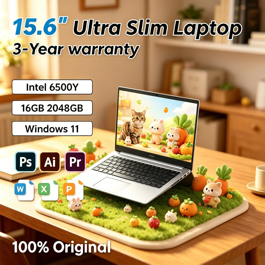 2026 Prismatic Lithesome 15.6 Laptop Intel 6500Y 32GB RAM 2TB SSD 5000mAh Windows 11 Backlit Keyboard Fingerprint for Opulent
2026 Prismatic Lithesome 15.6 Laptop Intel 6500Y 32GB RAM 2TB SSD 5000mAh Windows 11 Backlit Keyboard Fingerprint for Opulent