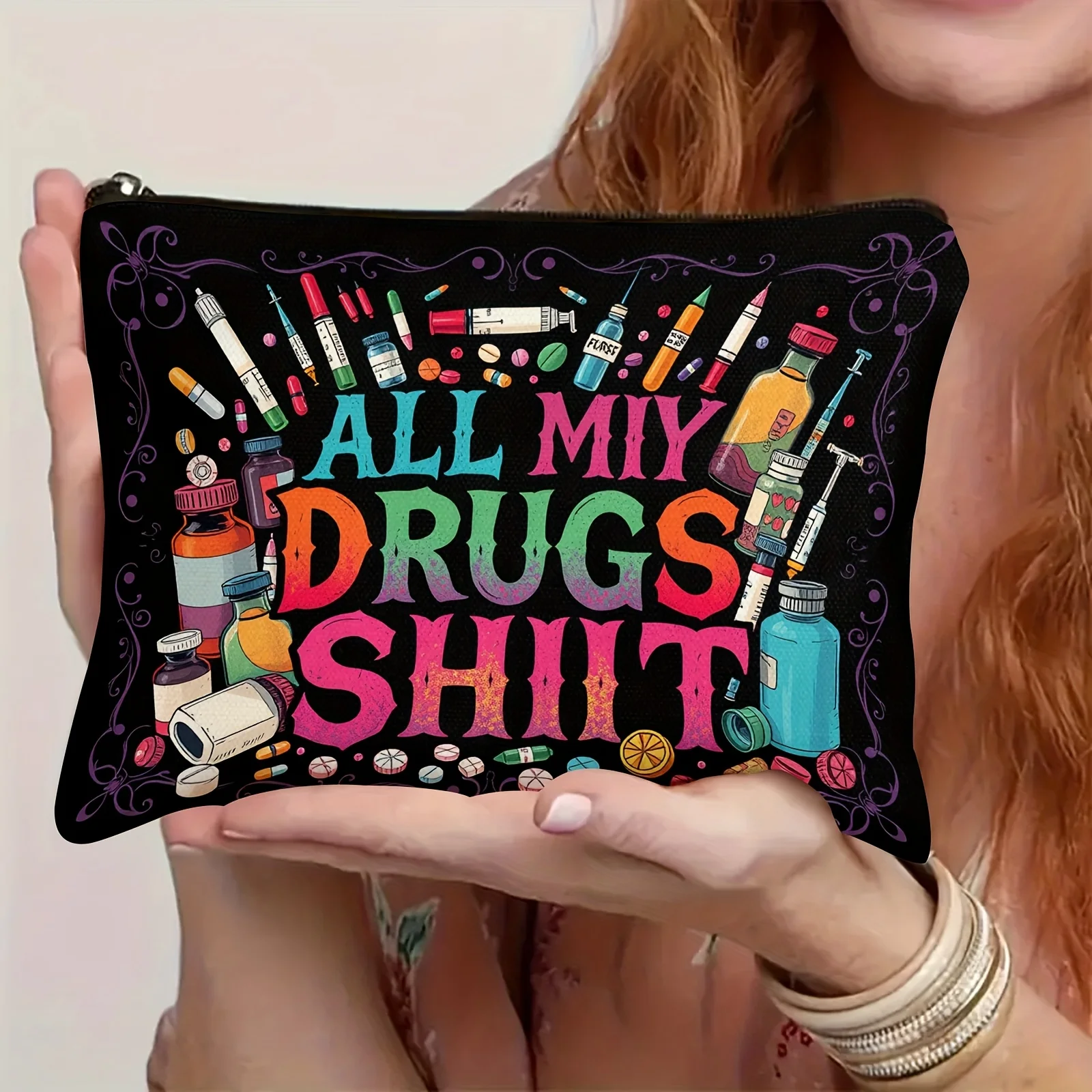 Сумка-органайзер для лекарств в средневековом стиле с иконами, дорожный футляр для таблеток с флаконами, удобный для медсестер и врачей
Сумка-органайзер для лекарств в средневековом стиле с иконами, дорожный футляр для таблеток с флаконами, удобный для медсестер и врачей