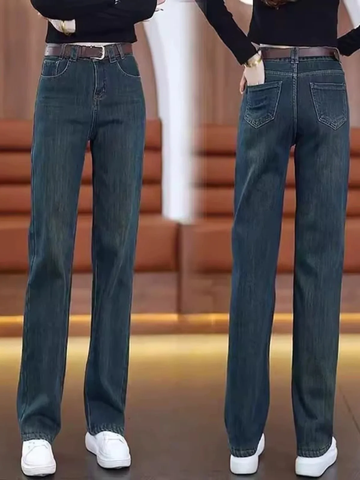 Spring 2024 Women's Straight Leg Loose Fit Wide Leg Jeans Casual High Waist Long Pants Slimming Drapey Comfortable Denim Trou...
Spring 2024 Women's Straight Leg Loose Fit Wide Leg Jeans Casual High Waist Long Pants Slimming Drapey Comfortable Denim Trou...