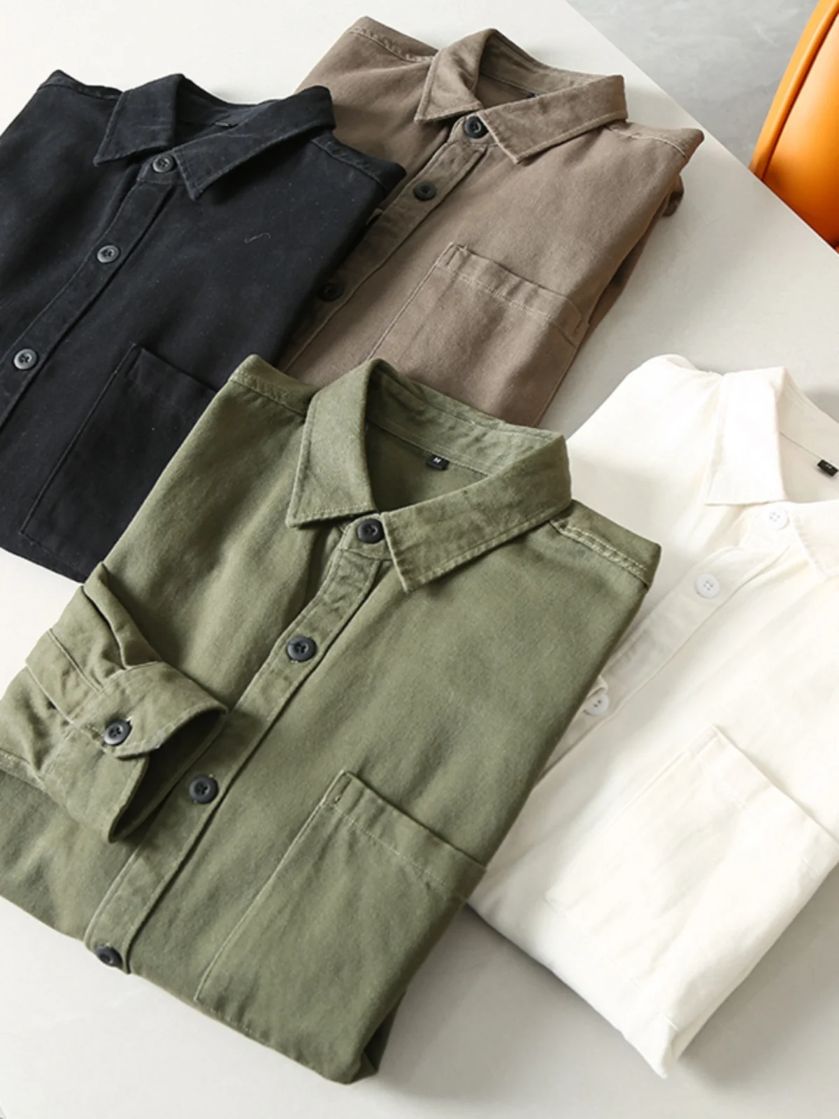 100% Cotton Washed Fabric Long Sleeve Men's Casual Shirt Breathable Comfortable Autumn Fashion Versatile Standard Fit H Style
100% Cotton Washed Fabric Long Sleeve Men's Casual Shirt Breathable Comfortable Autumn Fashion Versatile Standard Fit H Style