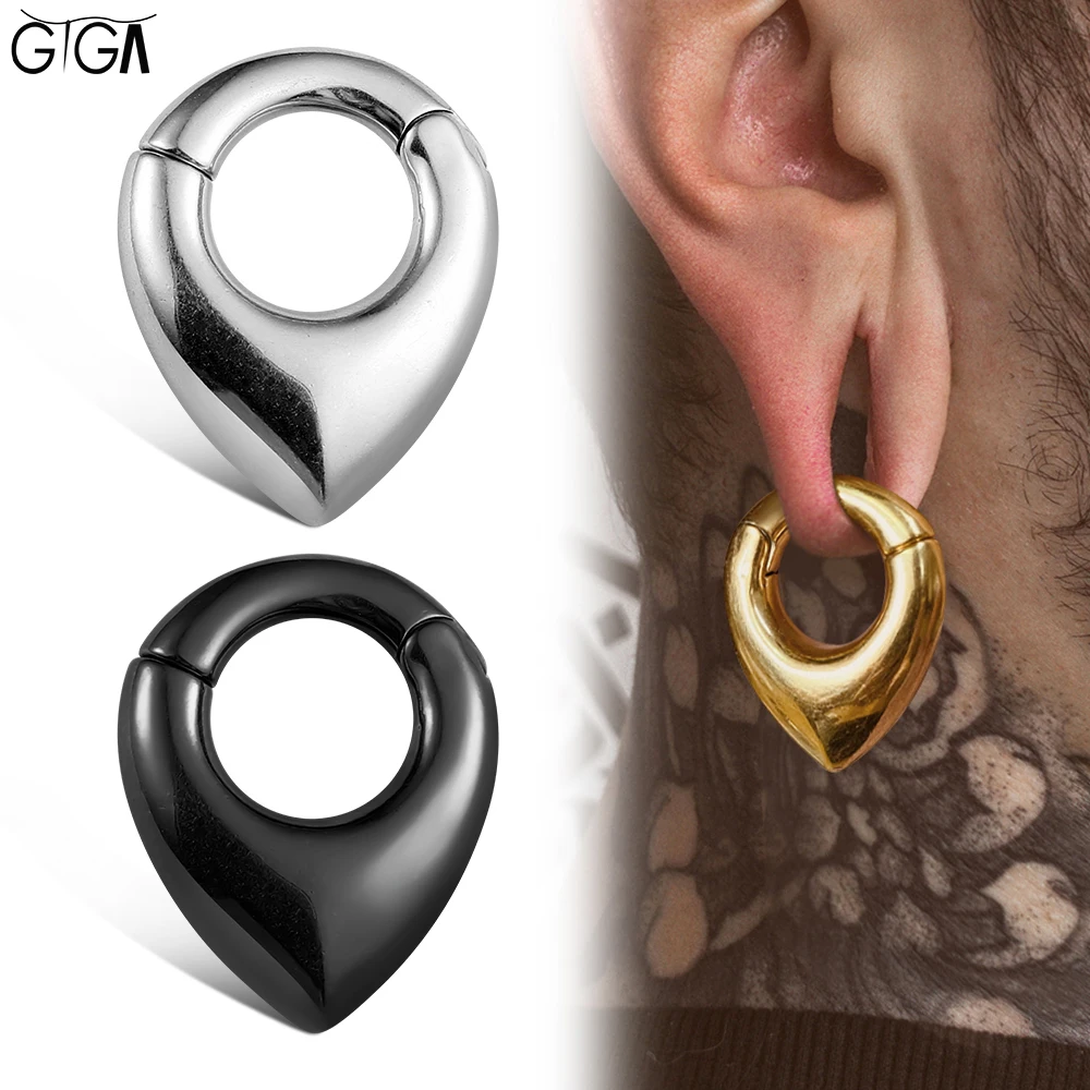 Giga 1/2PCS 6mm 2G Water droplet Ear Weights Hanger Gauges Plugs Expander Stainless Steel Earrings Fashion Body Piercing Jewelry
Giga 1/2PCS 6mm 2G Water droplet Ear Weights Hanger Gauges Plugs Expander Stainless Steel Earrings Fashion Body Piercing Jewelry