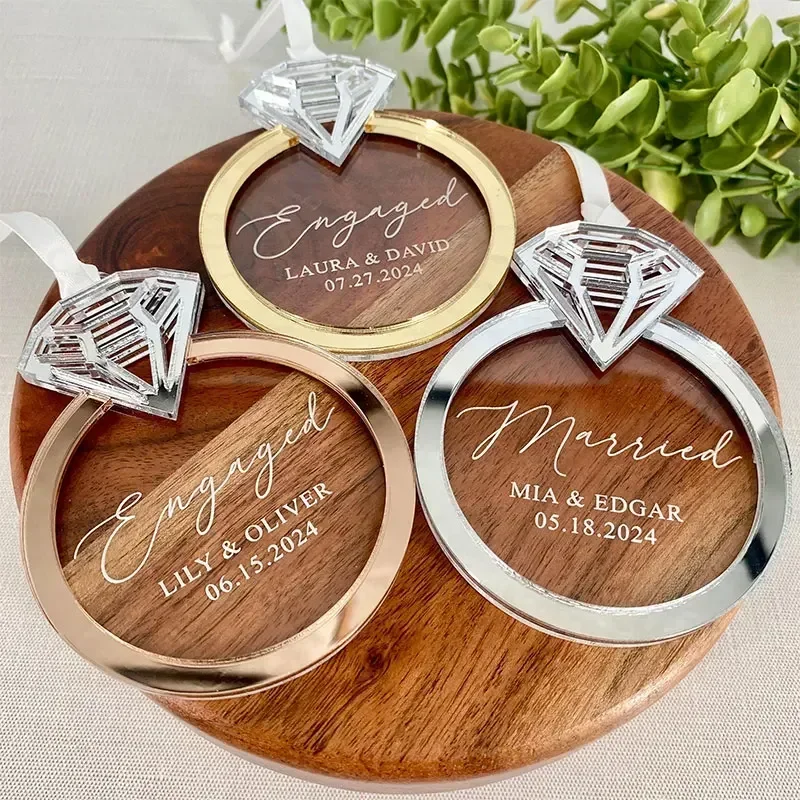 Personalized Acrylic Engagement Ring Jewelry Custom Wedding or Engagement Acrylic Ring Decoration Wedding Party Gift Decoration
Personalized Acrylic Engagement Ring Jewelry Custom Wedding or Engagement Acrylic Ring Decoration Wedding Party Gift Decoration