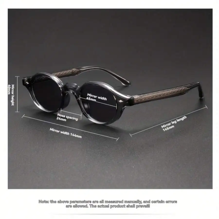 Unisex Bohemian Style Round Frame Sunglasses With Embedded Ear Curve For Everyday Wear
Unisex Bohemian Style Round Frame Sunglasses With Embedded Ear Curve For Everyday Wear