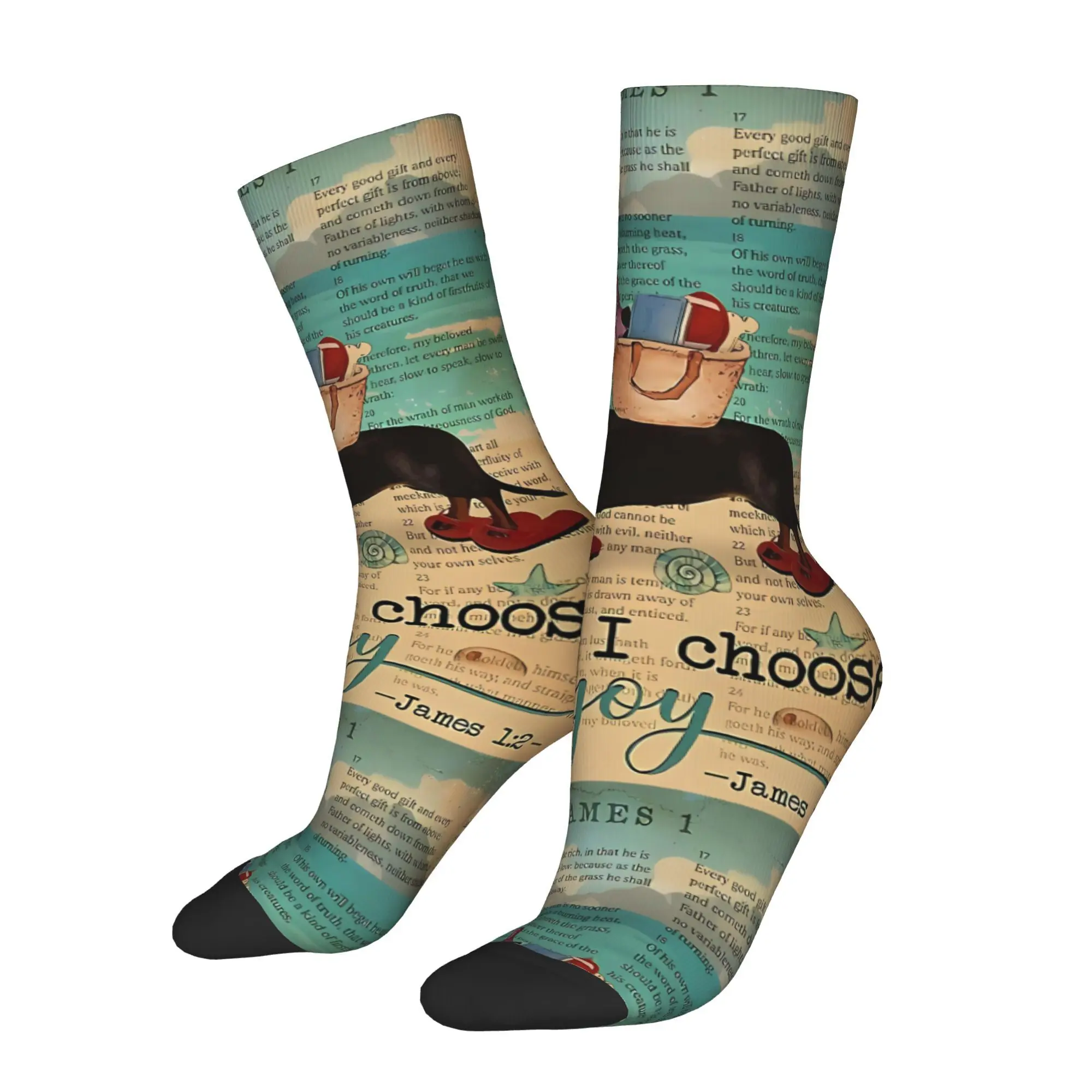 Happy Men's Socks Bible Beach Life Joy Dachshund Retro Hip Hop Casual Crew Sock Gift Pattern Printed
Happy Men's Socks Bible Beach Life Joy Dachshund Retro Hip Hop Casual Crew Sock Gift Pattern Printed